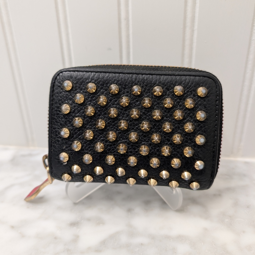 Christian Louboutin Small Panettone Zip-Around Coin Wallet